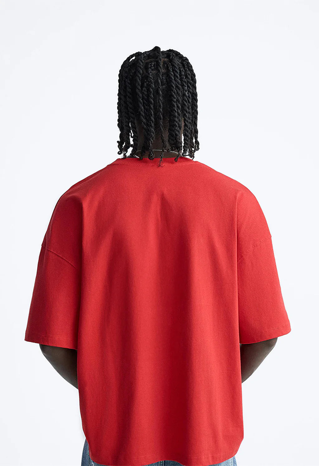 Plain Red Oversized Tshirt
