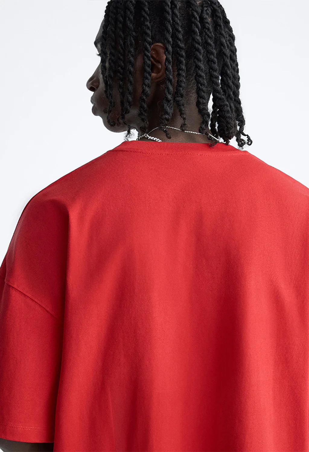 Plain Red Oversized Tshirt