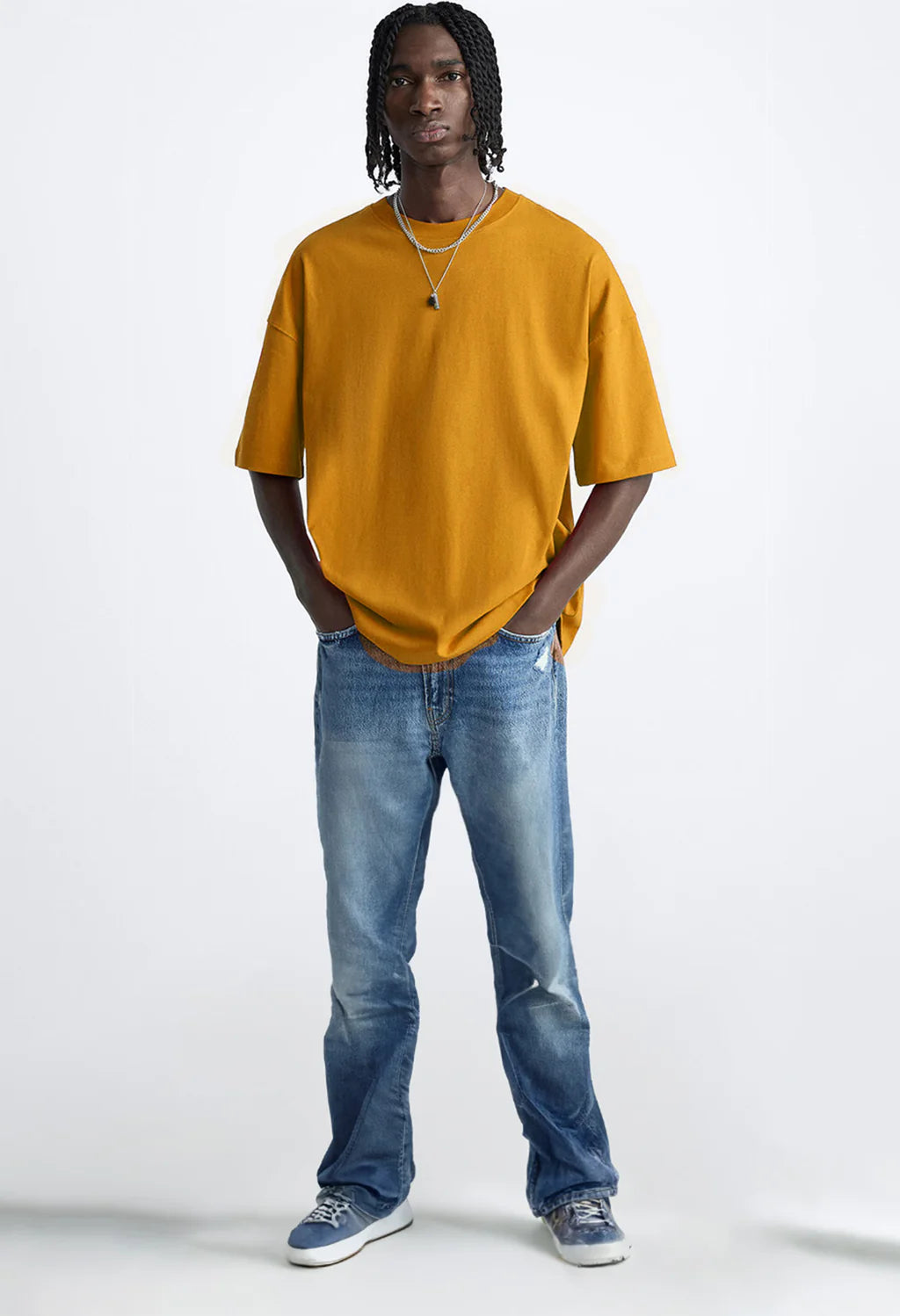 Plain Mustard Oversized Tshirt