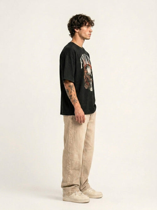 Black Fatality Oversized Tshirt