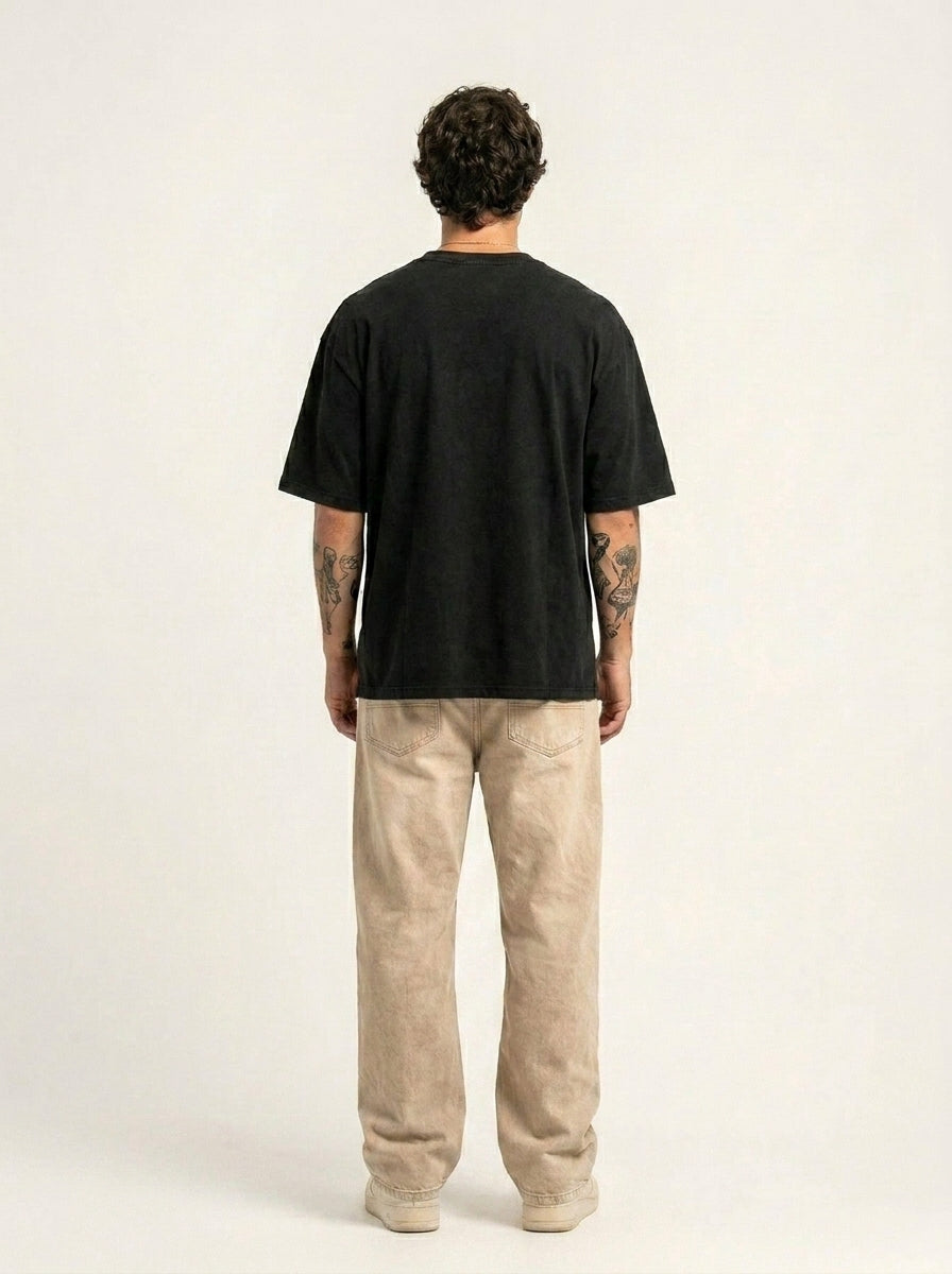 Black Fatality Oversized Tshirt