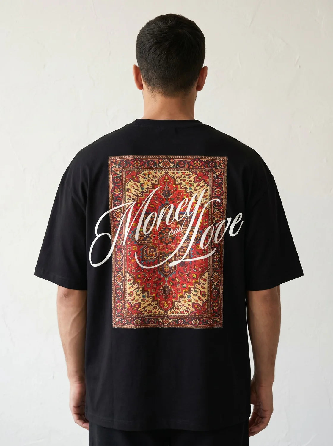 Premium Black Money & Love Oversized Tshirt
