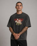 BLACK ORCHID ACID WASH TSHIRT