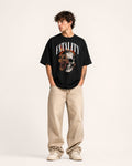 Black Fatality Oversized Tshirt