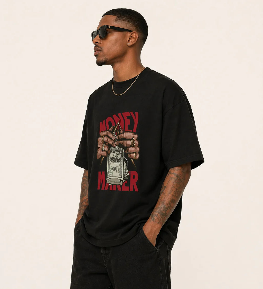 Money Maker Oversized Tshirt