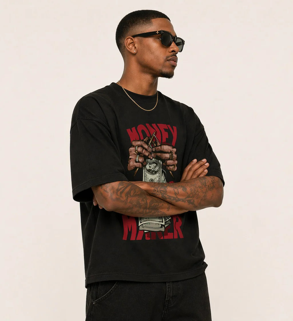 Money Maker Oversized Tshirt