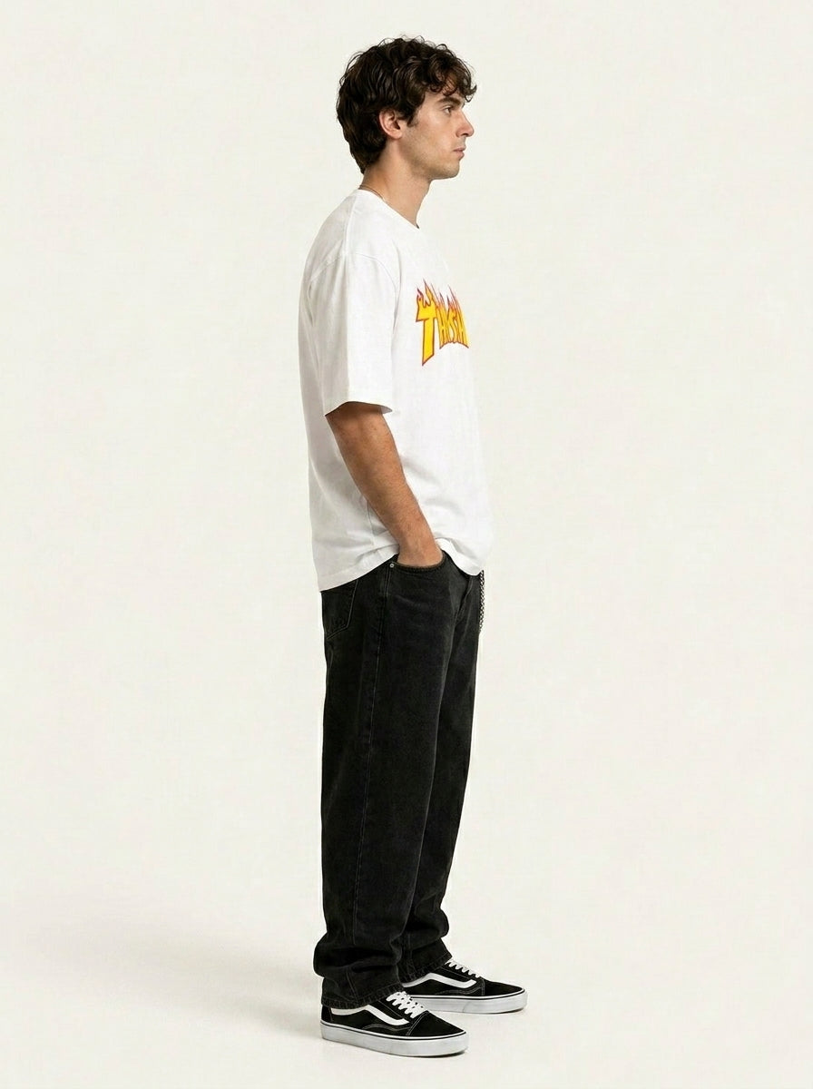 White Thraser Oversized Tshirt