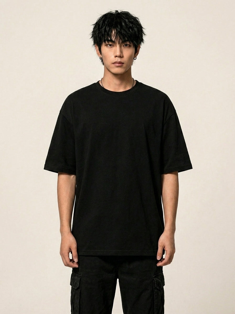 Korean Language Oversized Tshirt