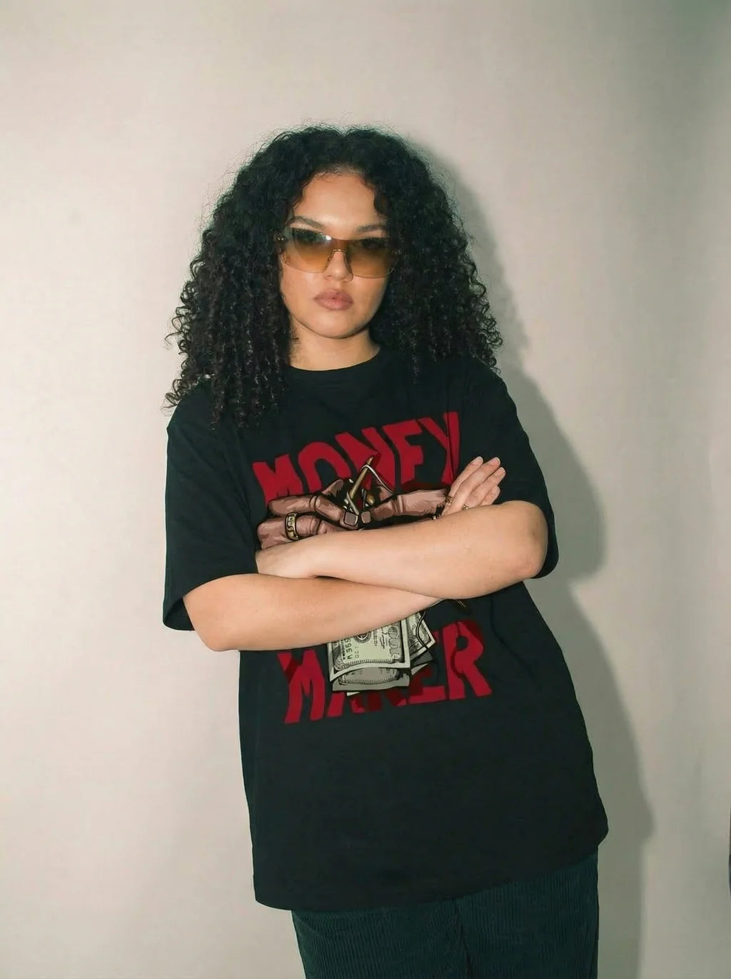 Money Maker Oversized Tshirt For Womens
